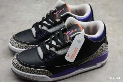 Hyperoad BLACK 3 JORDAN RETRO - PURPLE COURT 0721